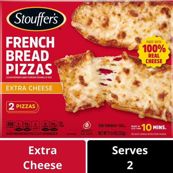 Stouffer's Extra Cheese French Bread Pizzas 11.75 Oz