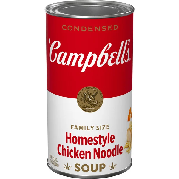 Campbell's Family Size Homestyle Chicken Noodle 22.2 Oz
