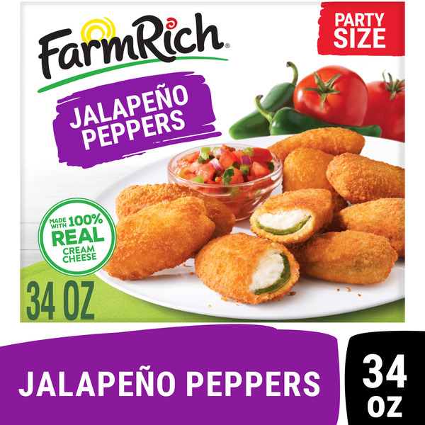 Farm Rich Breaded Jalapeño Peppers 34 Oz
