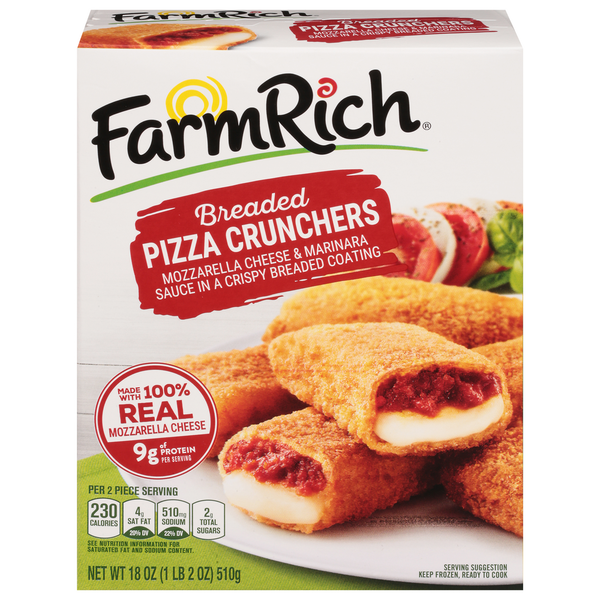 Farm Rich Breaded Pizza Crunchers 18 Oz