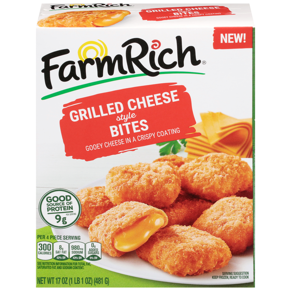 Farm Rich Grilled Cheese Bites 17 Oz