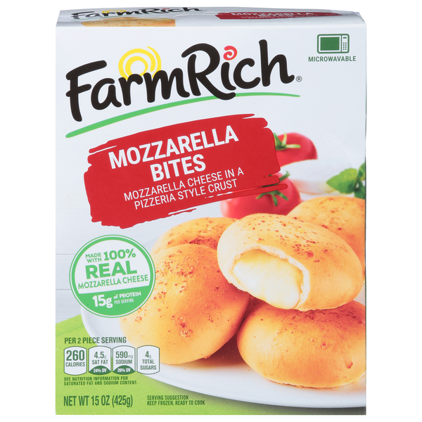 Farm Rich Mozzarella Bites 15 Oz
