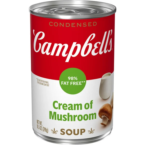 Campbell's Fat Free Cream Of Mushroom Soup 10.5 Oz