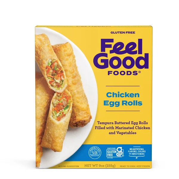 Feel Good Foods Chicken Egg Rolls 9 Oz Feel Good Foods Chicken Egg Rolls 9 Oz