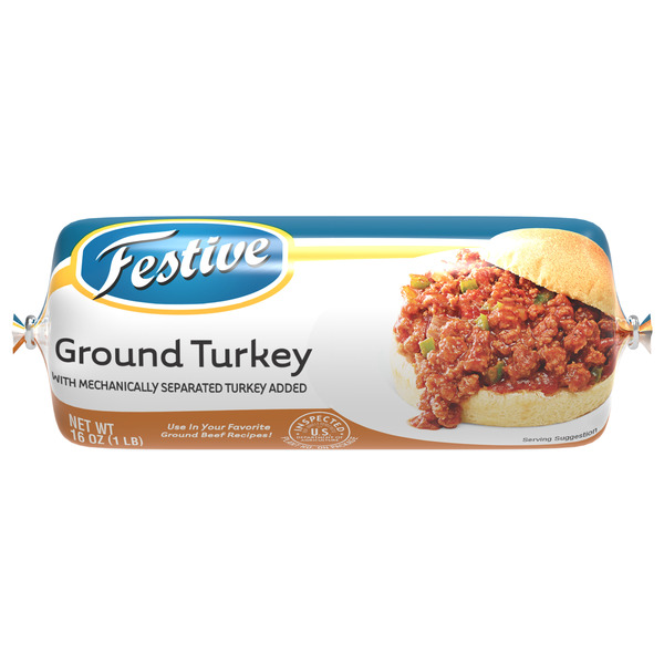 Festive Ground Turkey 16 Oz Festive Ground Turkey 16 Oz
