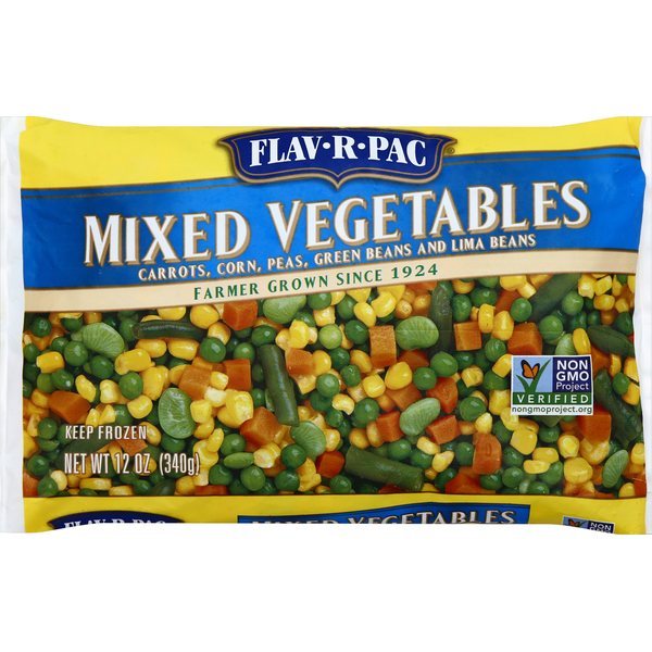 Flav R Pac Mixed Vegetables 12 Oz Flav R Pac Mixed Vegetables 12 Oz