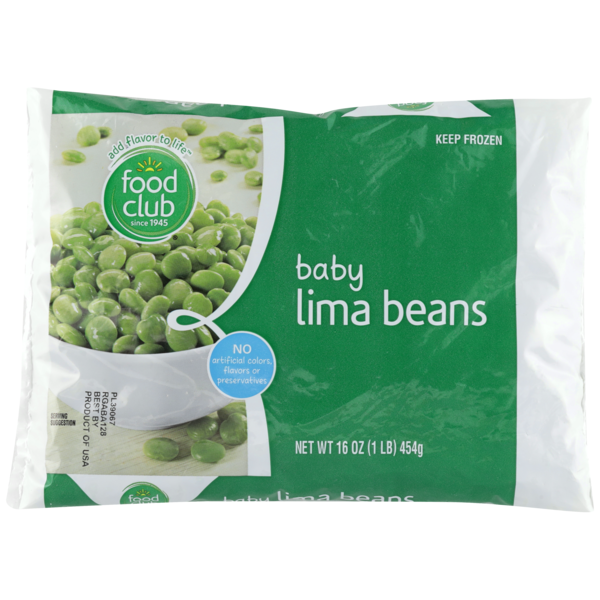 Food Club Baby Lima Beans 1 LB