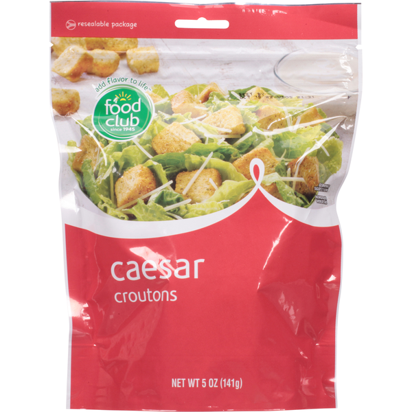 Food Club Caesar Croutons 5 Oz