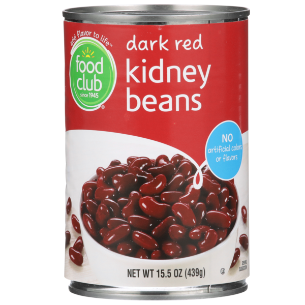 Food Club Dark Red Kidney Beans 15.5 Oz Food Club Dark Red Kidney Beans 15.5 Oz