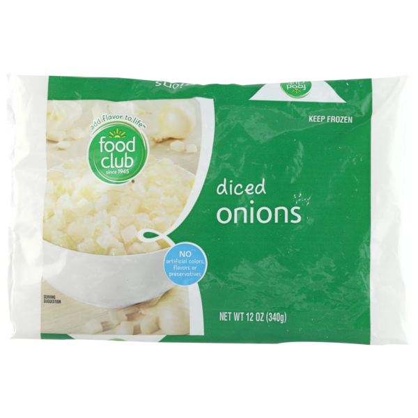 Food Club Diced Onions 12 Oz Food Club Diced Onions 12 Oz