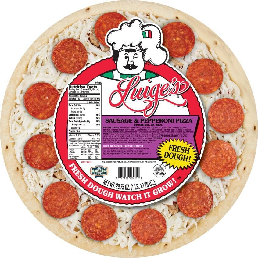 Fresh Dough Sausage Pepperoni Pizza 1 LB 13.75 Oz Fresh Dough Sausage Pepperoni Pizza 1 LB 13.75 Oz