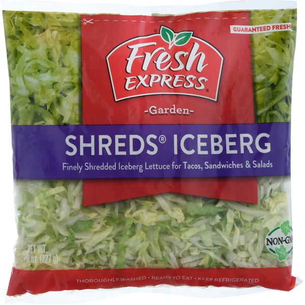 Fresh Express Iceberg Shreds 8 Oz