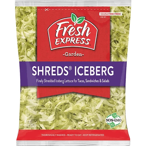 FreshExpressShredsIcebergTacosSalads14Oz FreshExpressShredsIcebergTacosSalads14Oz