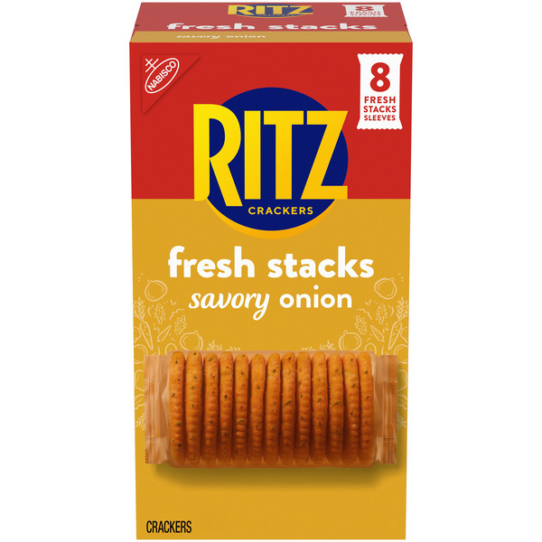 Ritz Fresh Stacks Savory Onion 11.5 Oz