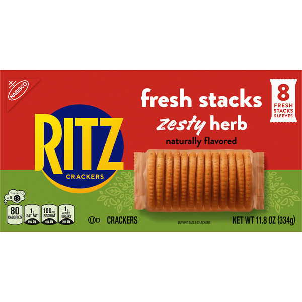 Ritz Fresh Stacks Zesty Herb 11.8 Oz