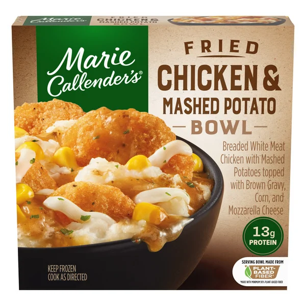 Marie Callender's Fried Chicken & Mashed Potato Bowl 11.5 Oz Marie Callender's Fried Chicken & Mashed Potato Bowl 11.5 Oz