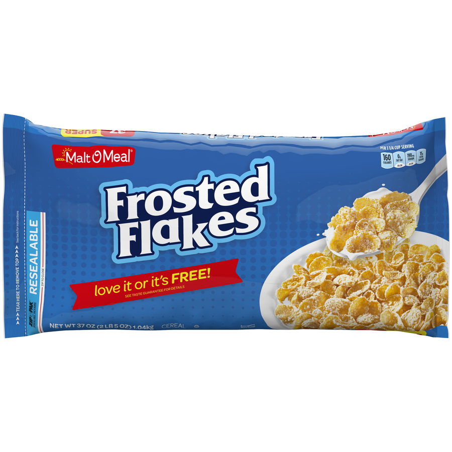 Frosted Flakes Cereal, Giant Size 33.5 Oz, Cold Cereals