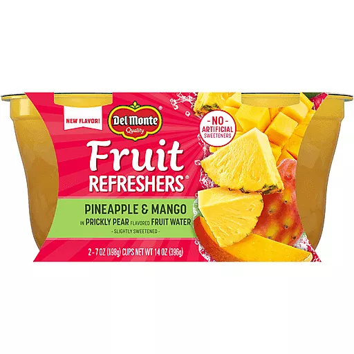 Fruit Refreshers Pineapple & Mango Two 7 Oz Cups