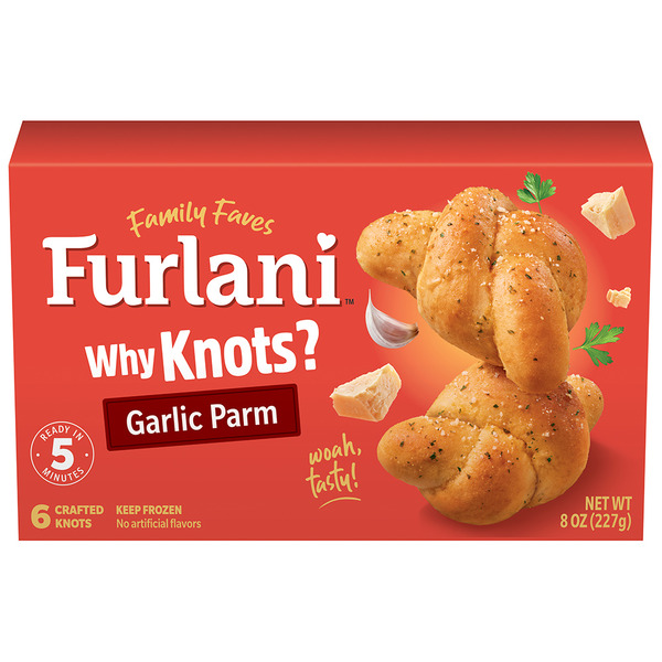 Furlani Garlic Parm Knots 6 Each 8 Oz Furlani Garlic Parm Knots 6 Each 8 Oz