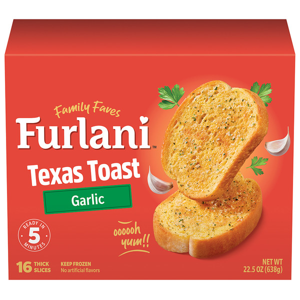 Furlani Garlic Texas Toast 16 Each 22.5 Oz Furlani Garlic Texas Toast 16 Each 22.5 Oz