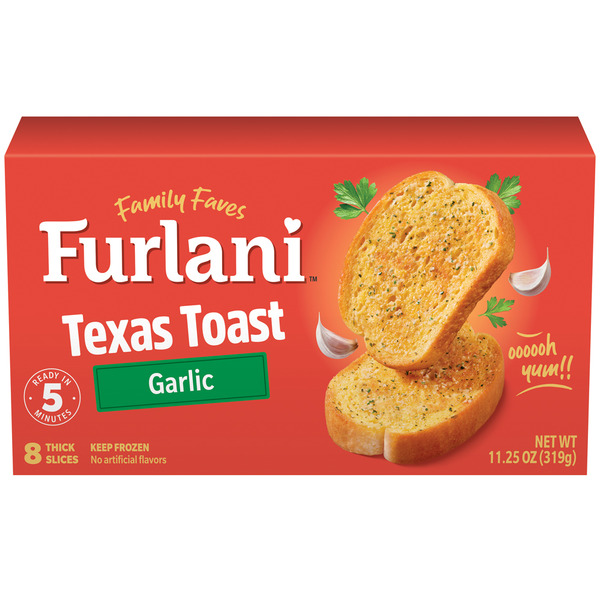 Furlani Garlic Texas Toast 8 Each 11.25 Oz Furlani Garlic Texas Toast 8 Each 11.25 Oz
