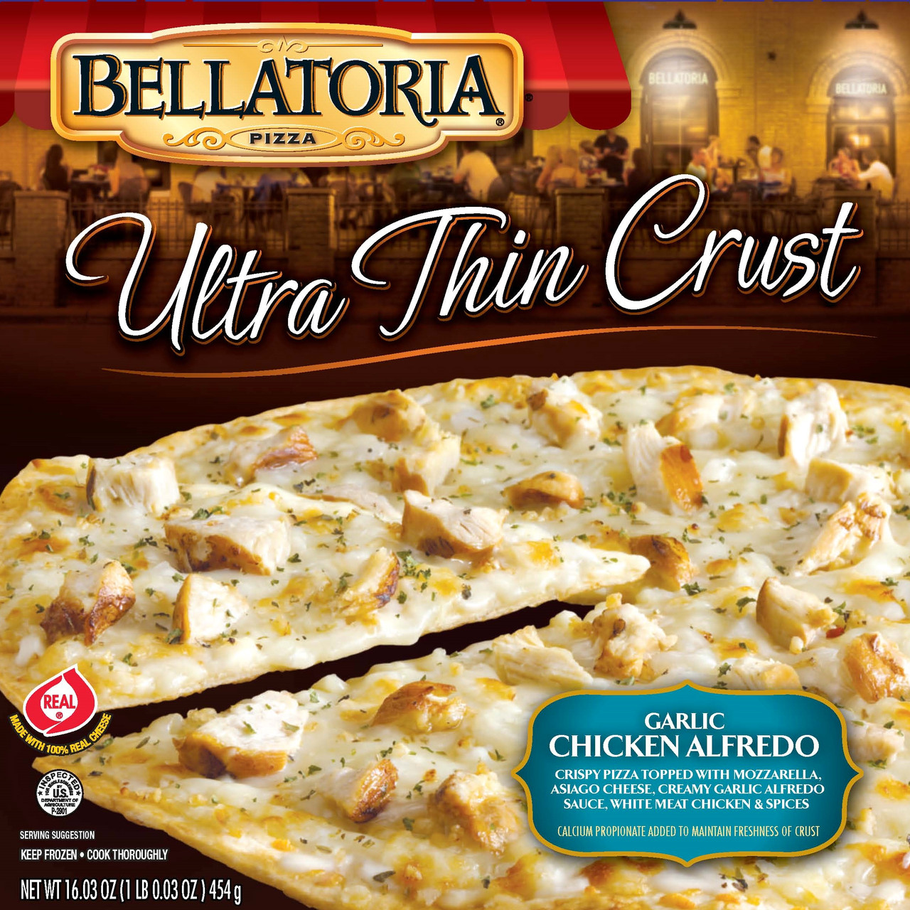 Garlic Chicken Alfredo Ultra-Thin 16.03 Oz Garlic Chicken Alfredo Ultra-Thin 16.03 Oz