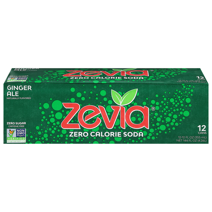Ginger Ale Zero Calorie Soda Twelve 12 FL Oz Cans Ginger Ale Zero Calorie Soda Twelve 12 FL Oz Cans