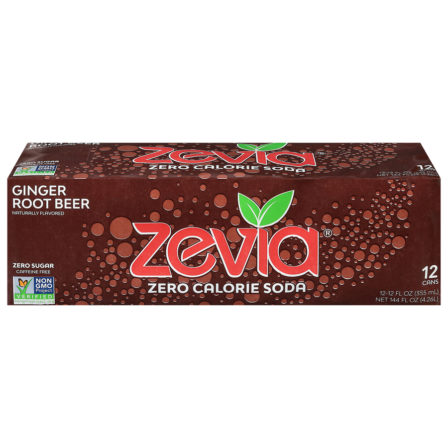 Ginger Root Beer Zero Calorie Soda Twelve 12 FL Oz Cans Ginger Root Beer Zero Calorie Soda Twelve 12 FL Oz Cans