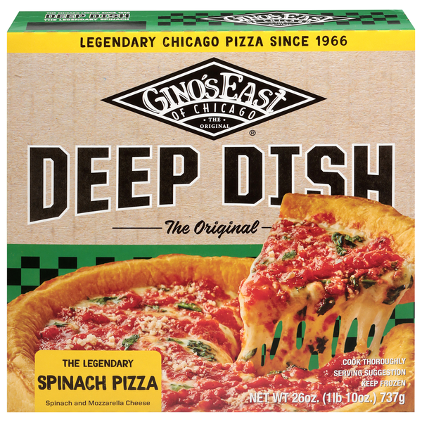 Gino's East Spinach Deep Dish Pizza 26 Oz