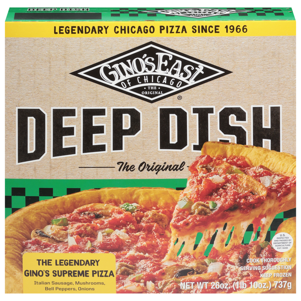 Gino's East Supreme Deep Dish Pizza 26 Oz
