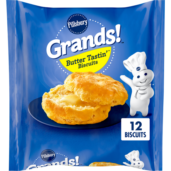Pillsbury Grands Butter Tastin' Biscuits 12 Each