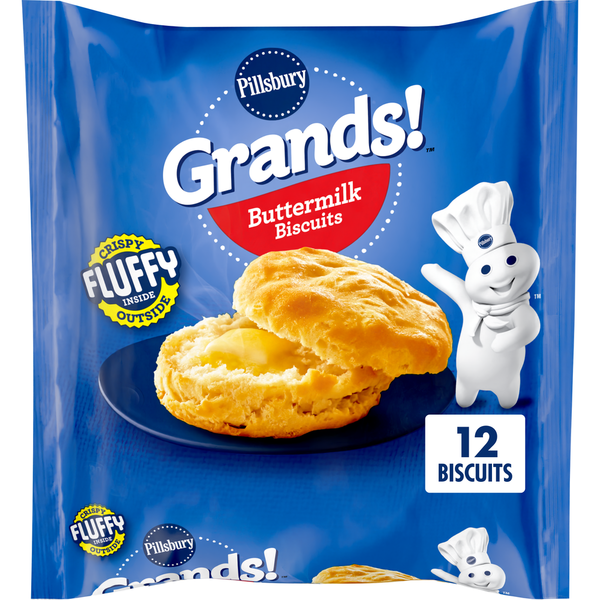 Pillsbury Grands Buttermilk Biscuits 12 Each