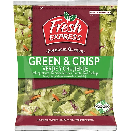 GreenCrispIcebergRomaineCarrotsRedCabbage11Oz