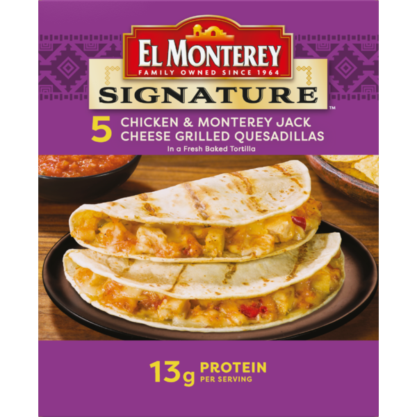 El Monterey Grilled Chicken Monterey Jack Quesadillas 5 Each
