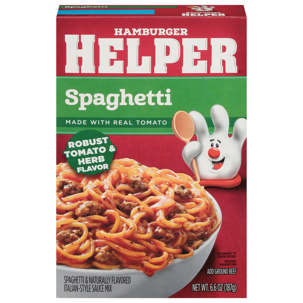 Hamburger Helper Spaghetti 6.6 Oz Hamburger Helper Spaghetti 6.6 Oz