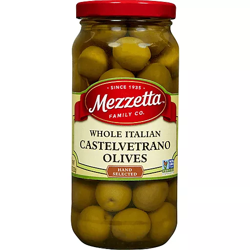 Hand Selected Whole Italian Castelvetrano Olives 10 Oz