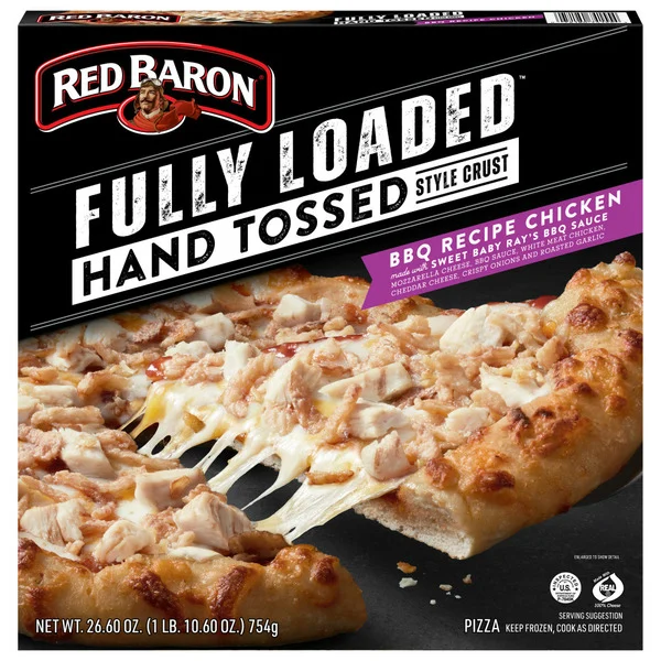 Red Baron Hand Tossed Crust BBQ Chicken 