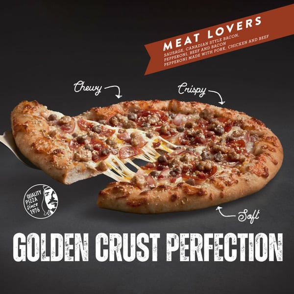 Hand Tossed Crust Meat Lovers Promo