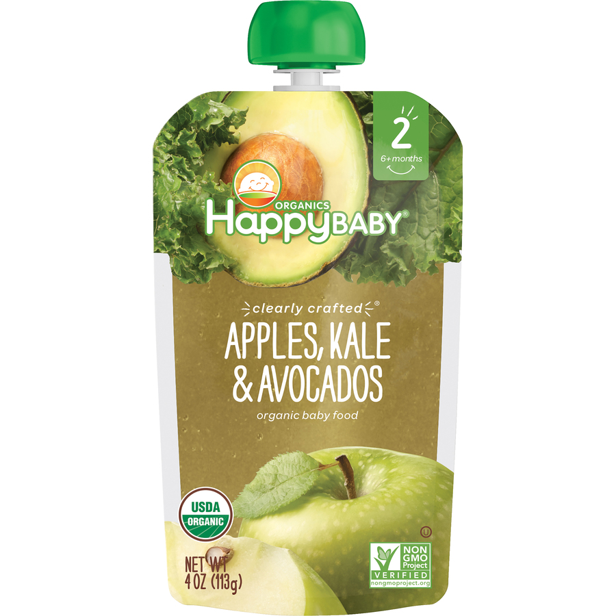 HappyBabyApplesKaleAvocados4Oz