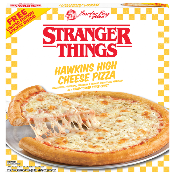 Stranger Things Hawkins High Hand Tossed Cheese Pizza 21.30 Oz