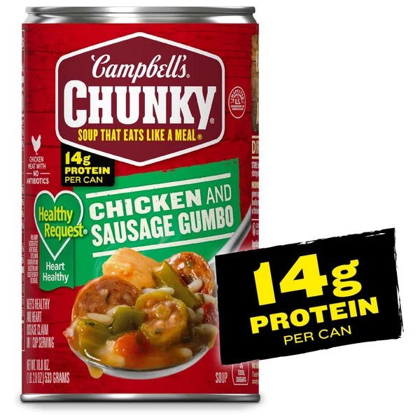 Campbell's Healthy Chicken & Sausage Gumbo 18.8 Oz