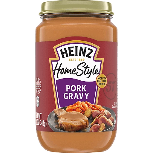 Heinz HomeStyle Pork Gravy 12 Oz