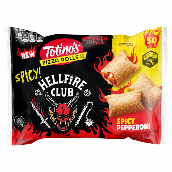 Hellfire Club Totino's Spicy Pepperoni 50 Each 24.46 Oz