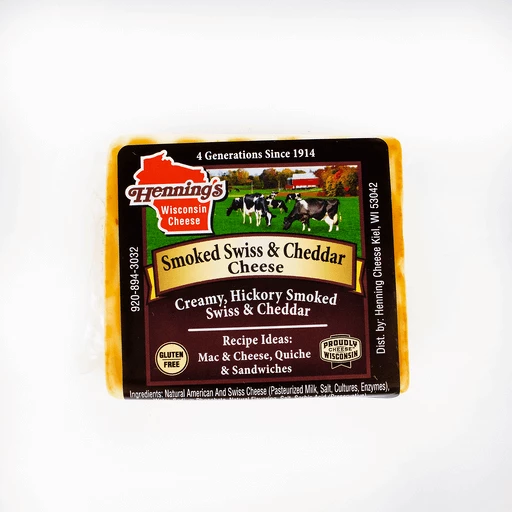 Henning's Wisconsin Smoked Swiss Cheddar 0.57 LB