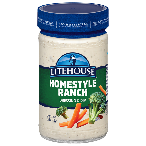 LiteHouse Homestyle Ranch Dressing 13 FL Oz