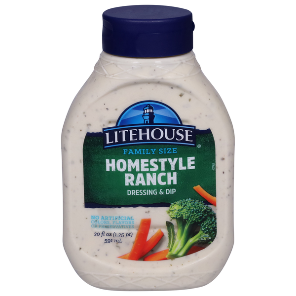 LiteHouse Homestyle Ranch Dressing 20 FL Oz