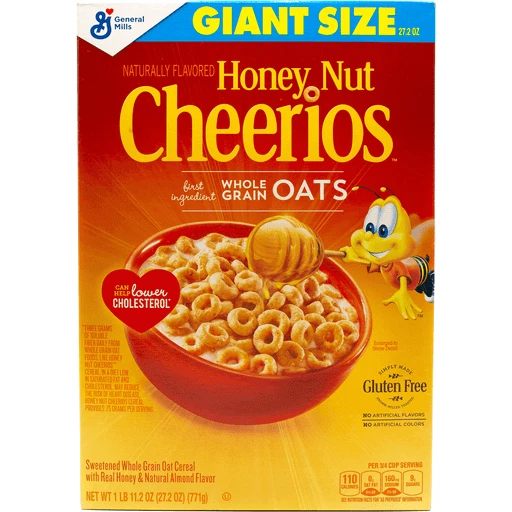 HoneyNutCheeriosGiantSize1LB11.2Oz