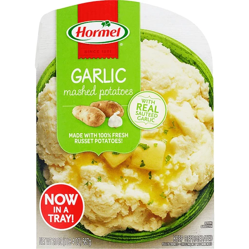 HormelGarlicMashedRussetPotatoesFullyCooked20Oz HormelGarlicMashedRussetPotatoesFullyCooked20Oz