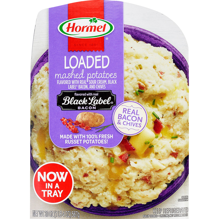 HormelLoadedMashedPotatoesSourCreamBaconChives20Oz HormelLoadedMashedPotatoesSourCreamBaconChives20Oz
