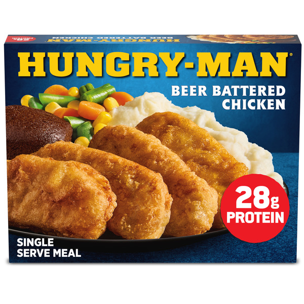 Hungry Man Beer Battered Chicken 14.5 Oz